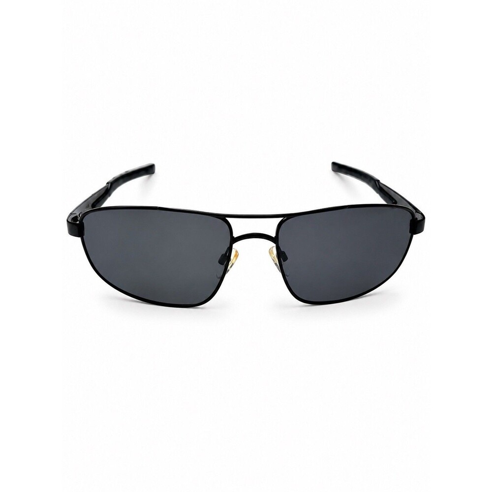 Ironman Polarized Sport‎ Sunglasses Black Rectangle Wrap Driving Fishing Golf